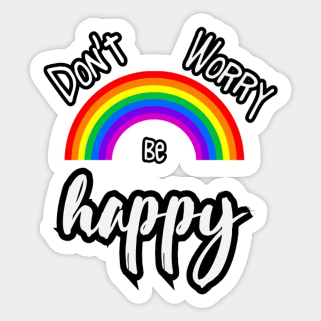 Dont worry Sticker by GroovyArt